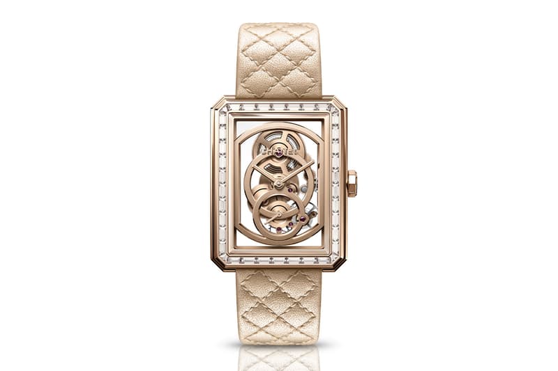 chanel watches and wonders 2021 boyfriend skeleton gold