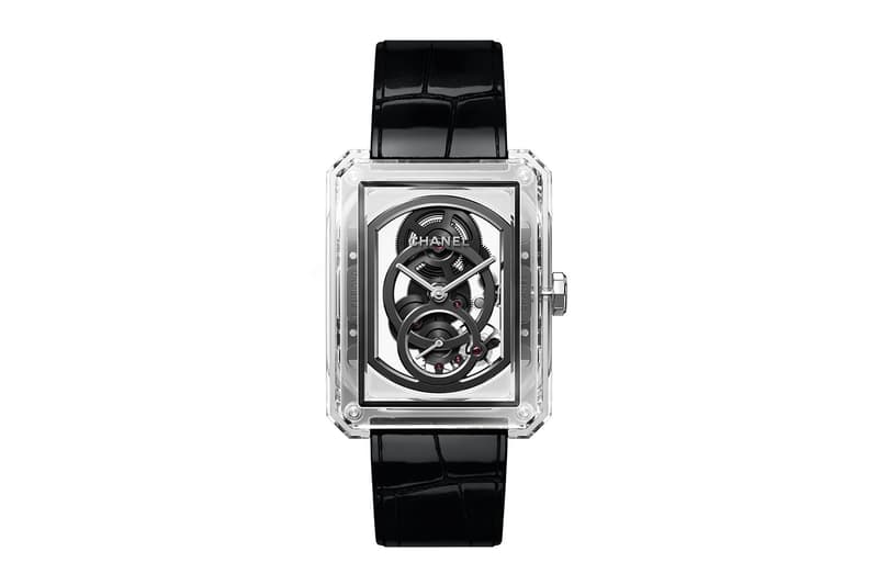 chanel watches and wonders 2021 boyfriend skeleton x-ray black