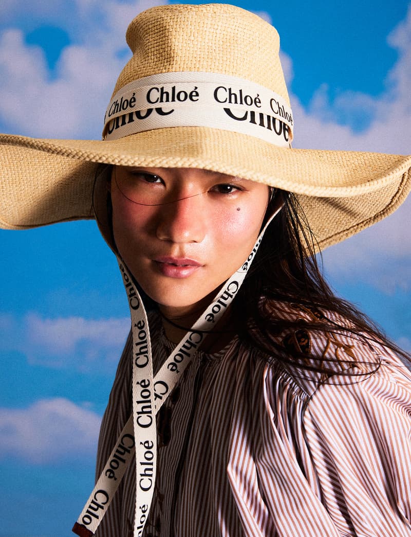 Chloé Spring/Summer 2021 Collection at HBX Apparel Accessories Bags Hats Sunglasses Editorial Shoot 