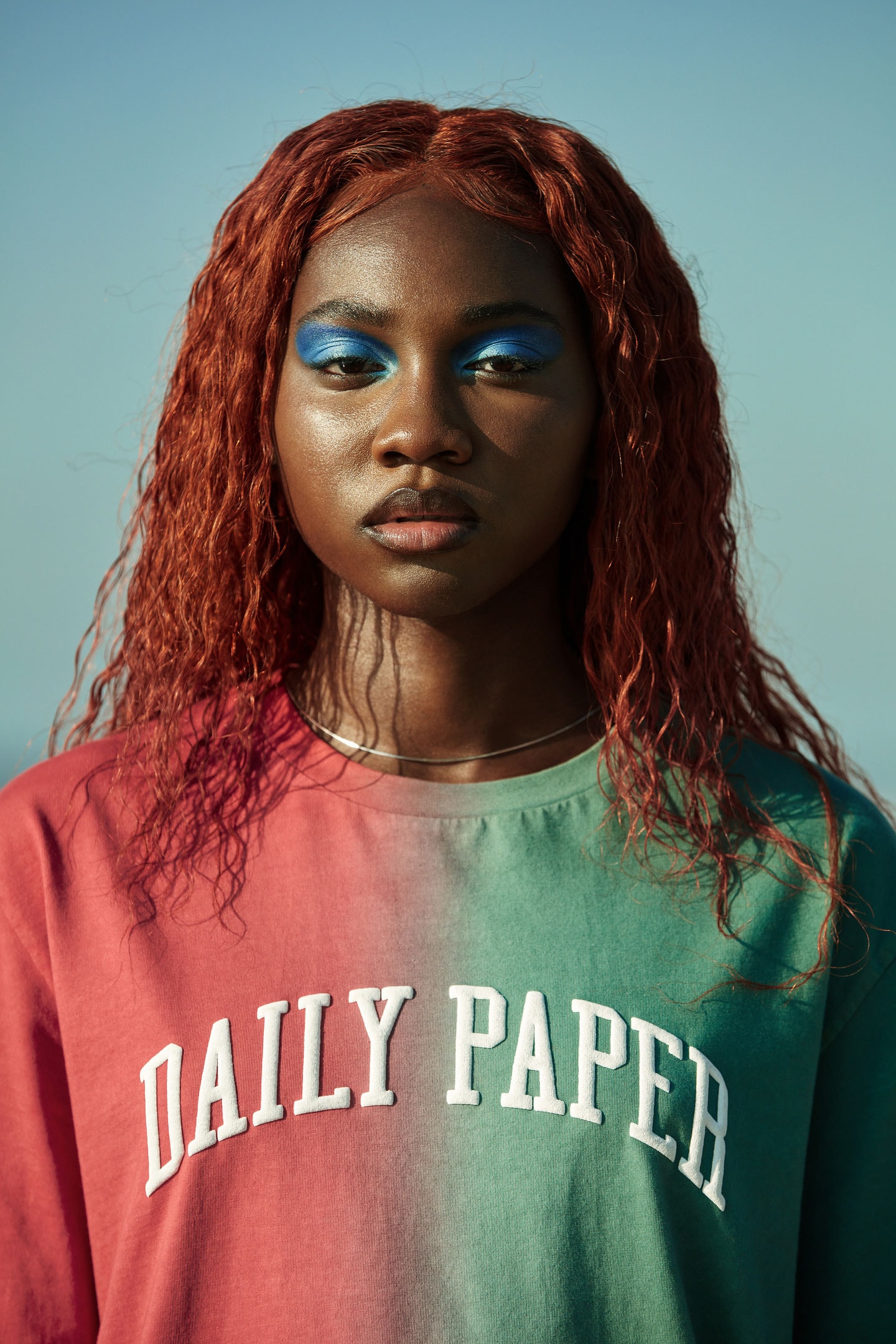 daily paper spring summer 2021 ss21 resort collection campaign logo t-shirt makeup