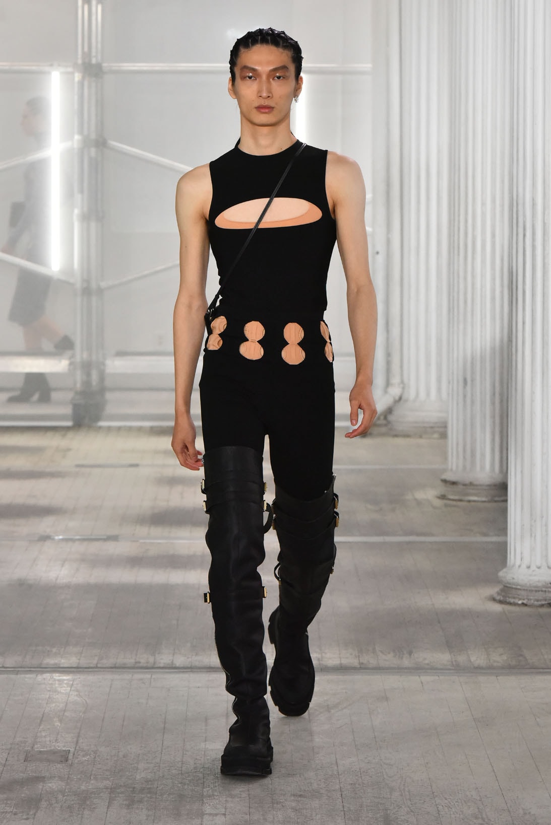 dion lee fall winter 2021 fw21 collection runway tank top pants