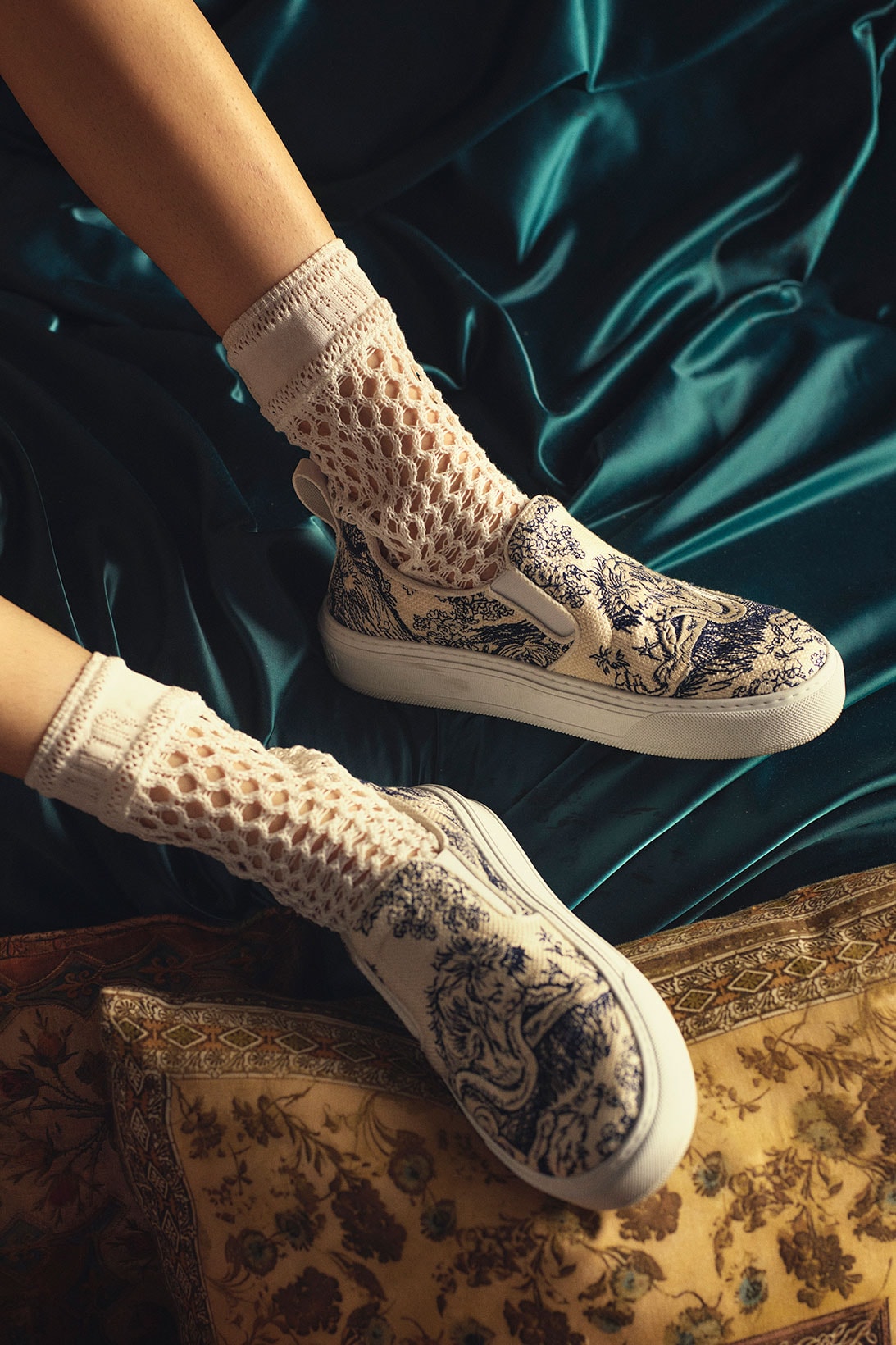 dior chez moi loungewear spring summer collection sneakers