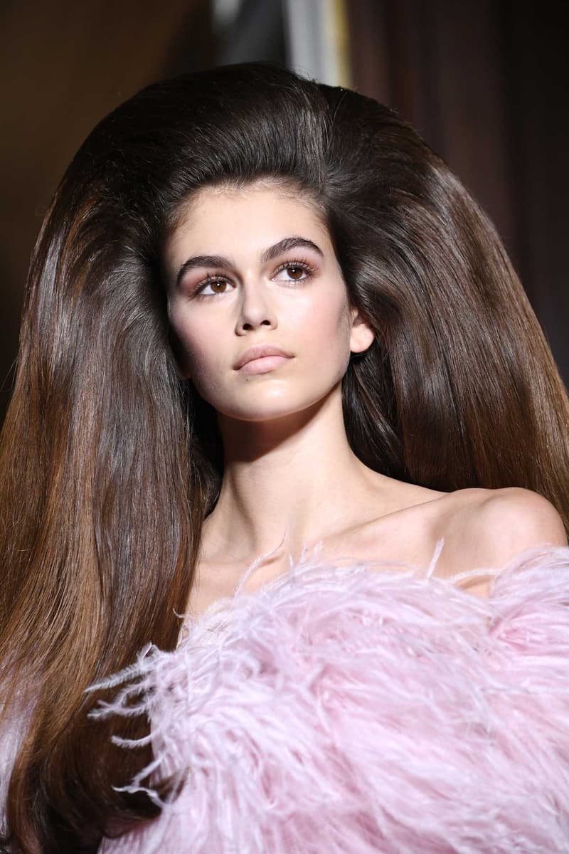 Kaia Gerber Valentino Couture Fall/Winter 2018 Show