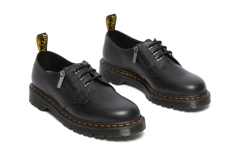 dr martens 1461 60th anniversary shoes collection zip black