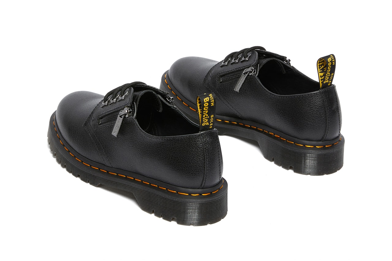 dr martens 1461 60th anniversary shoes collection zip black