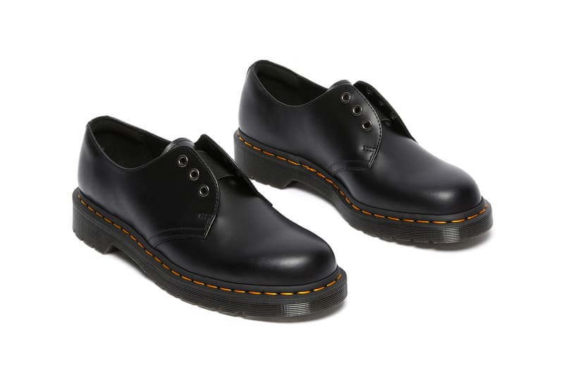 dr martens 1461 60th anniversary shoes collection iced black smooth