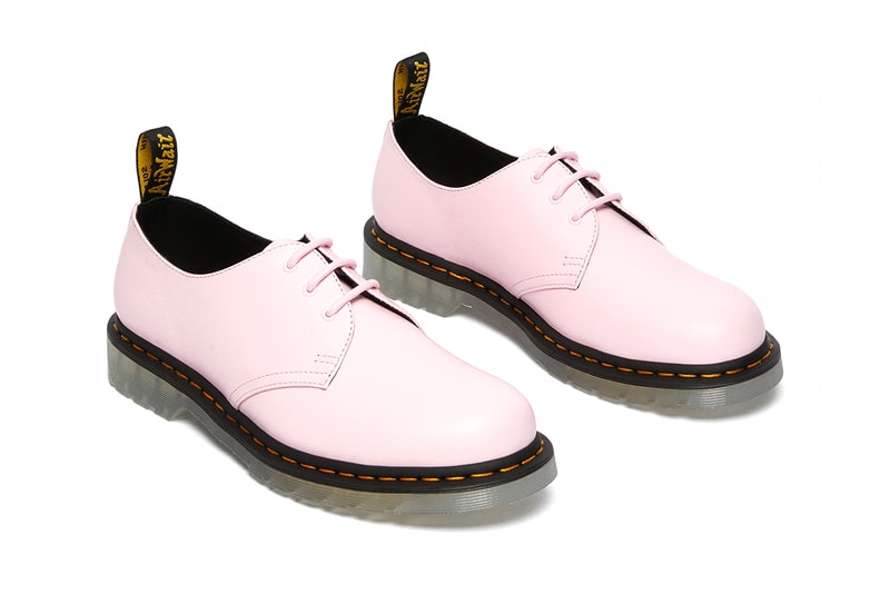 dr martens 1461 60th anniversary shoes collection iced pale pink pastel