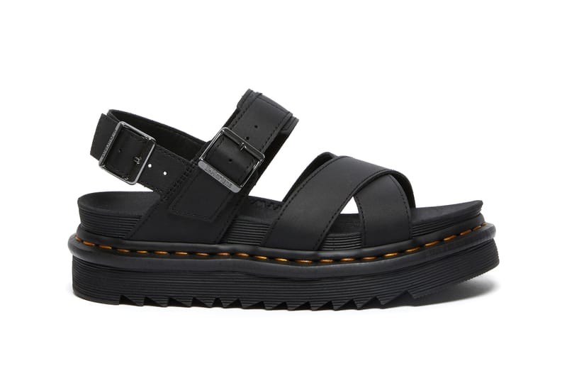 black fuzzy doc martens