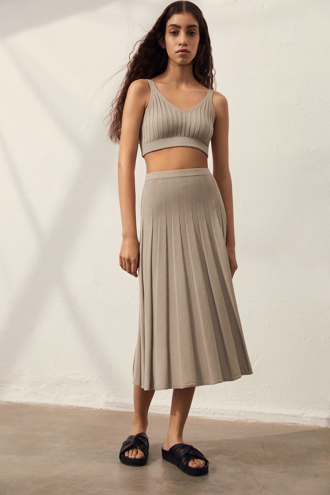 filippa k spring summer 2021 ss21 collection lookbook cropped top skirt