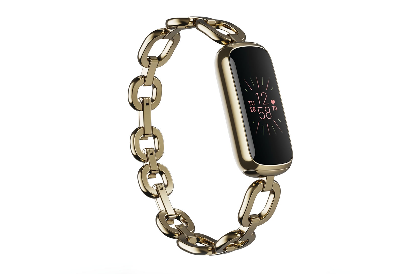 fitbit luxe wellness fitness tracker gorjana bracelet tech accessory