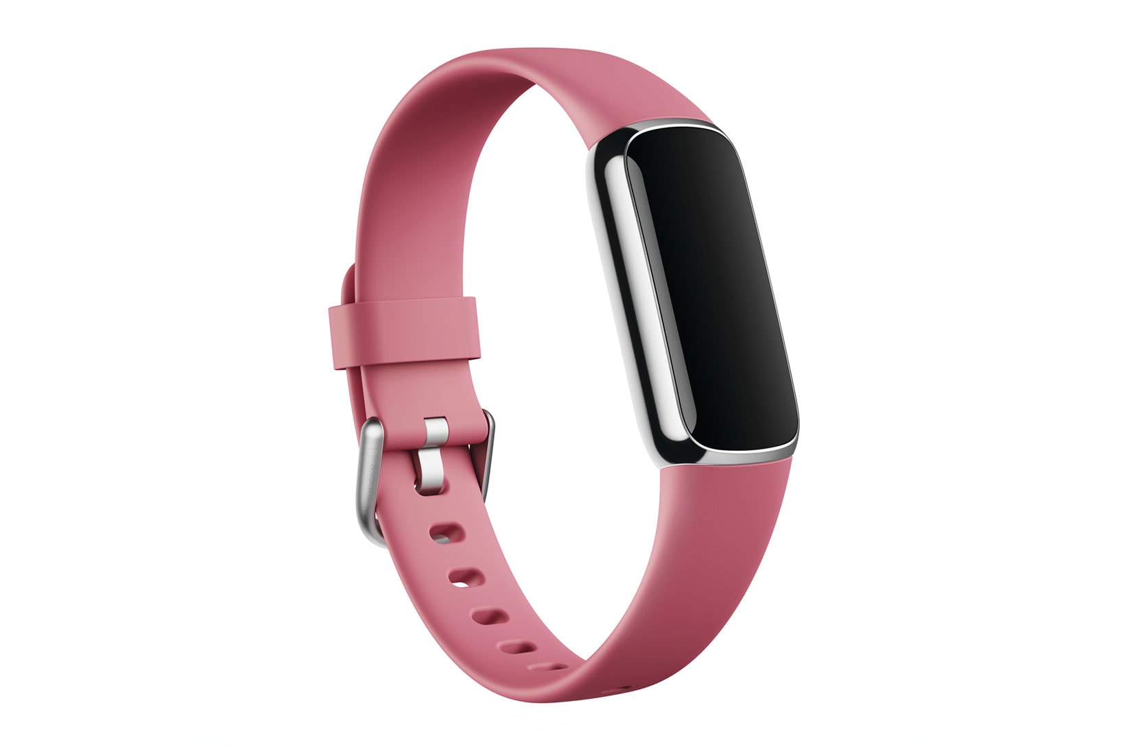 fitbit luxe wellness fitness tracker orchid pink band