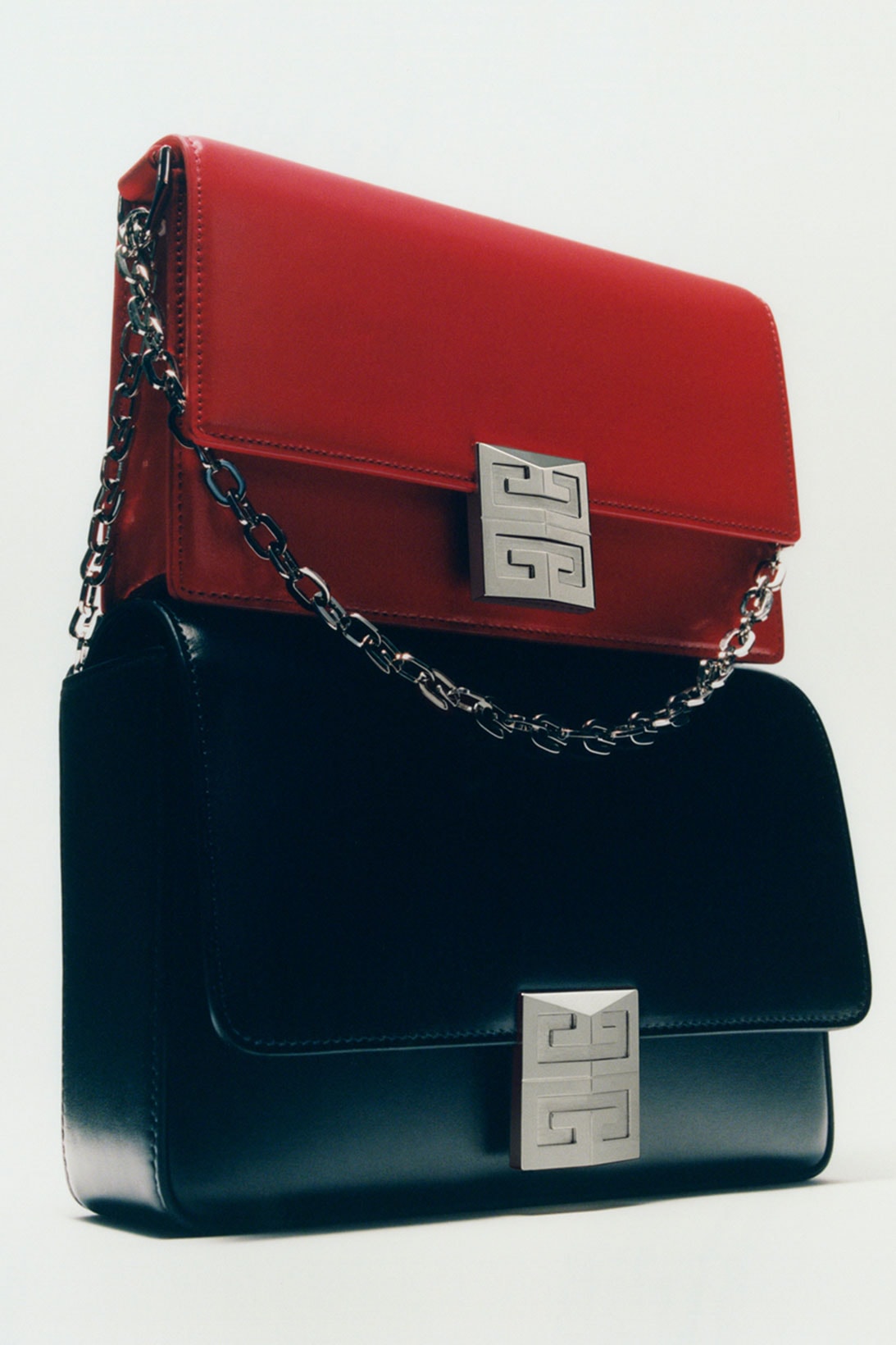 givenchy matthew williams 4g handbag purse design red black chain strap