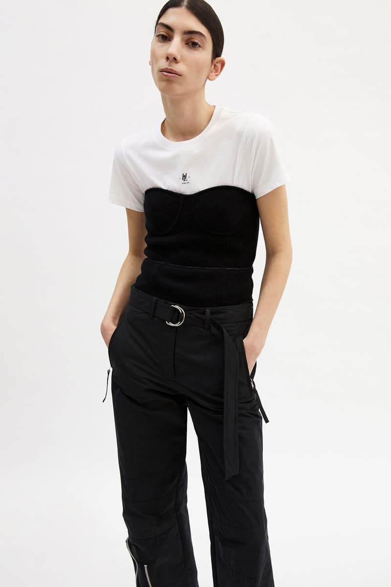 helmut lang fall winter 2021 fw21 collection lookbook tee top pants trousers