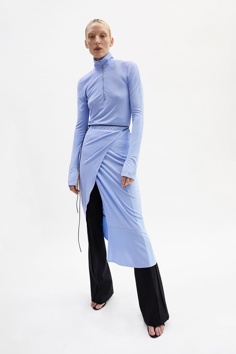 helmut lang fall winter 2021 fw21 collection lookbook kilt wrap skirt pants