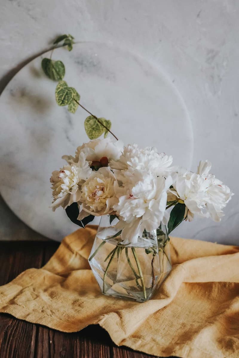 Flower Bouquet Floral Arrangement Peonies