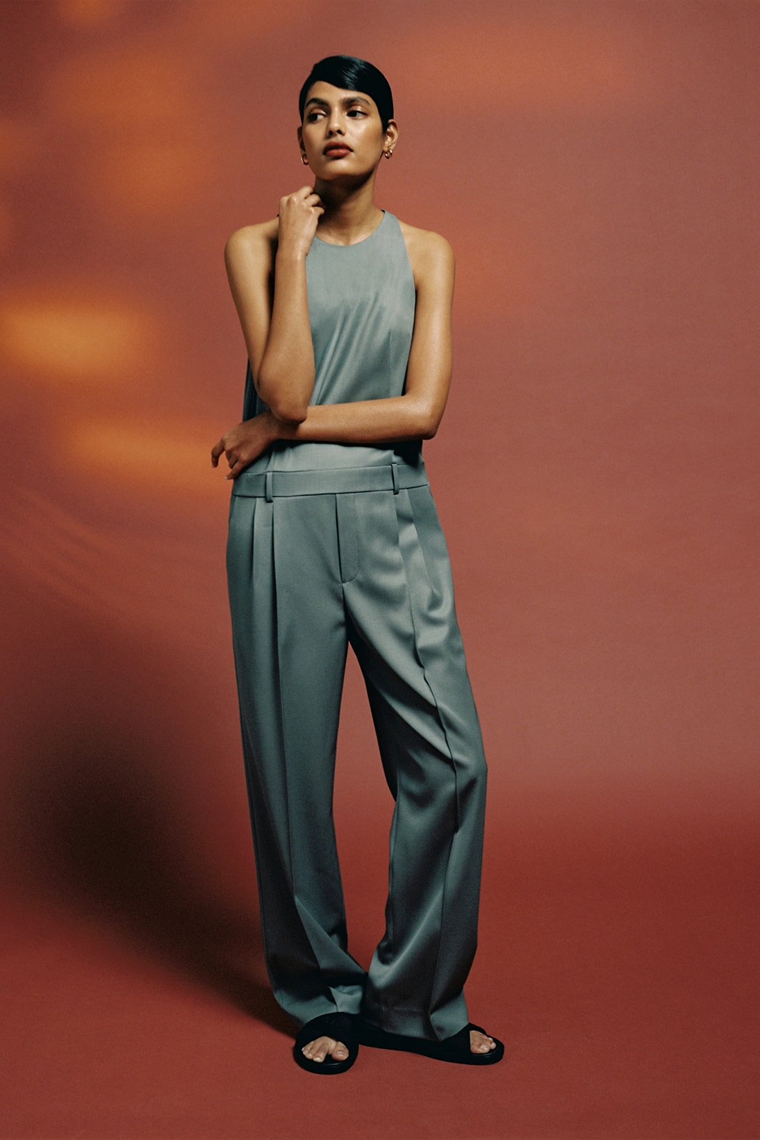 issue twelve leah chapman british brand sustainable minimalist lookbook jumpsuit