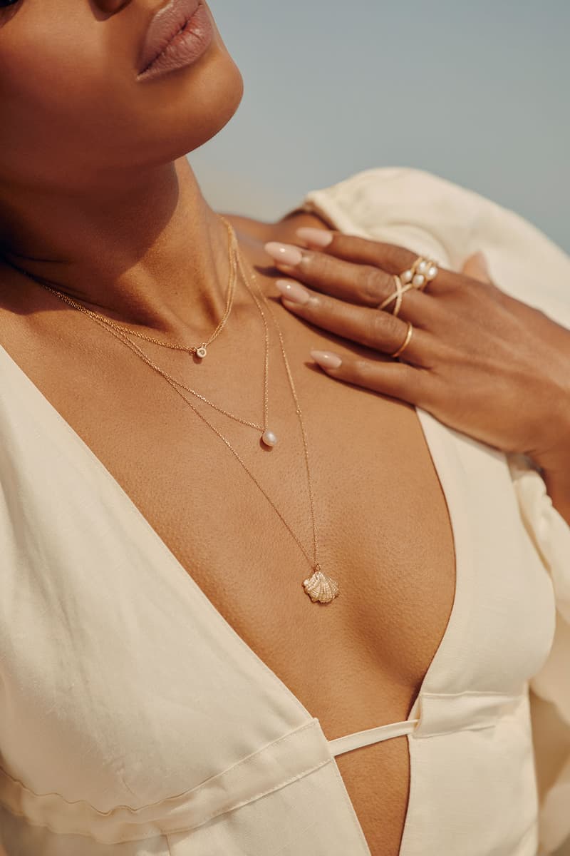 kerry washington aurate jewelry mothers day collection chest necklaces hands rings