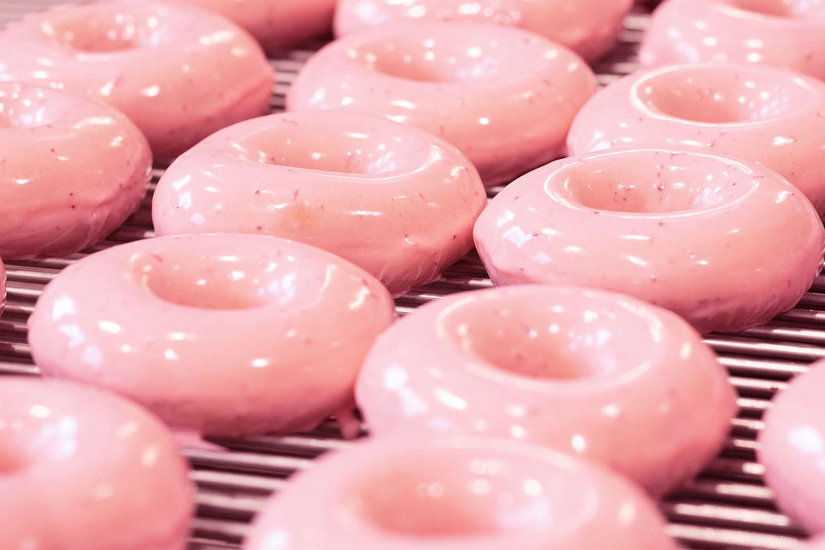 Krispy Kreme Strawberry Glazed Donuts Relaunch Parfaire
