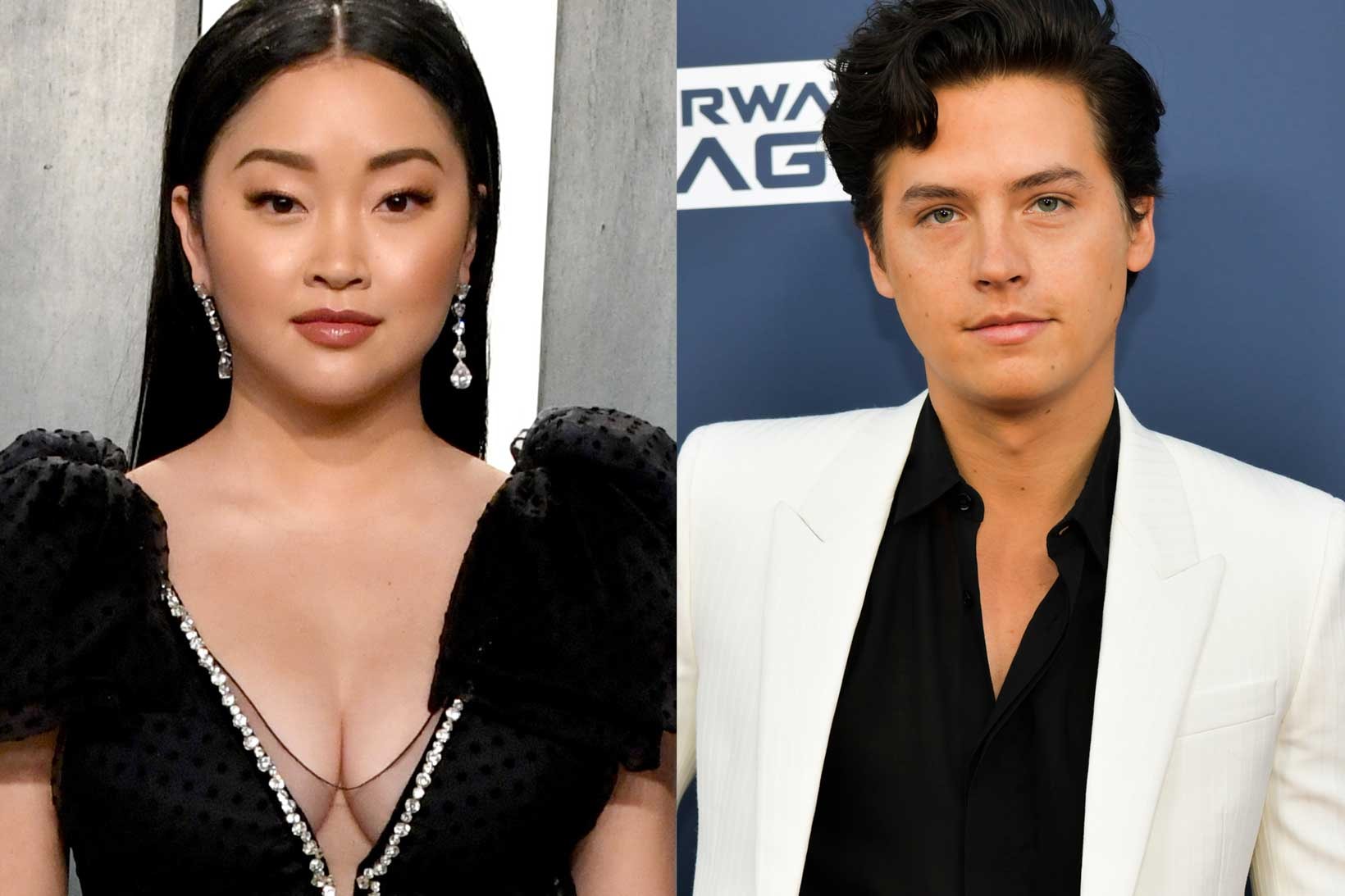Lana Condor Cole Sprouse Red Carpet