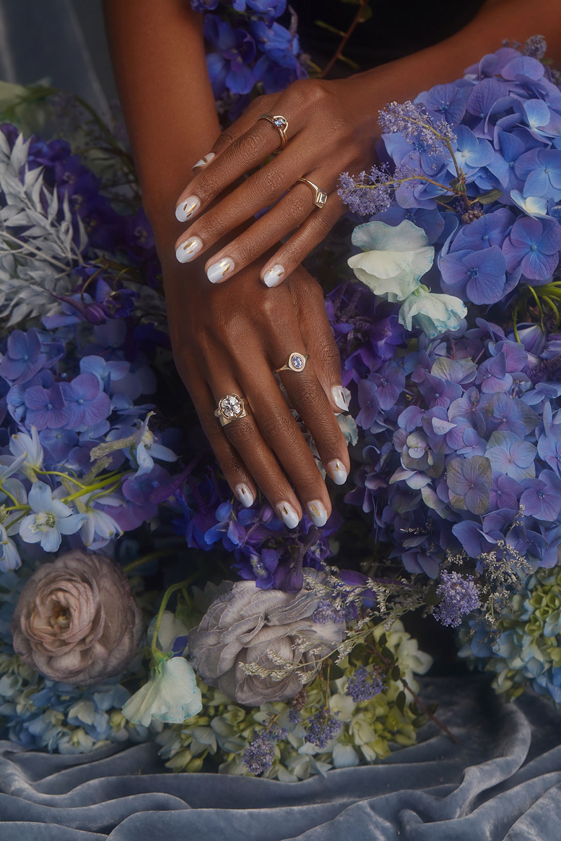 marrow fine manime wedding bridal nailcare rings jewelry collaboration manicure