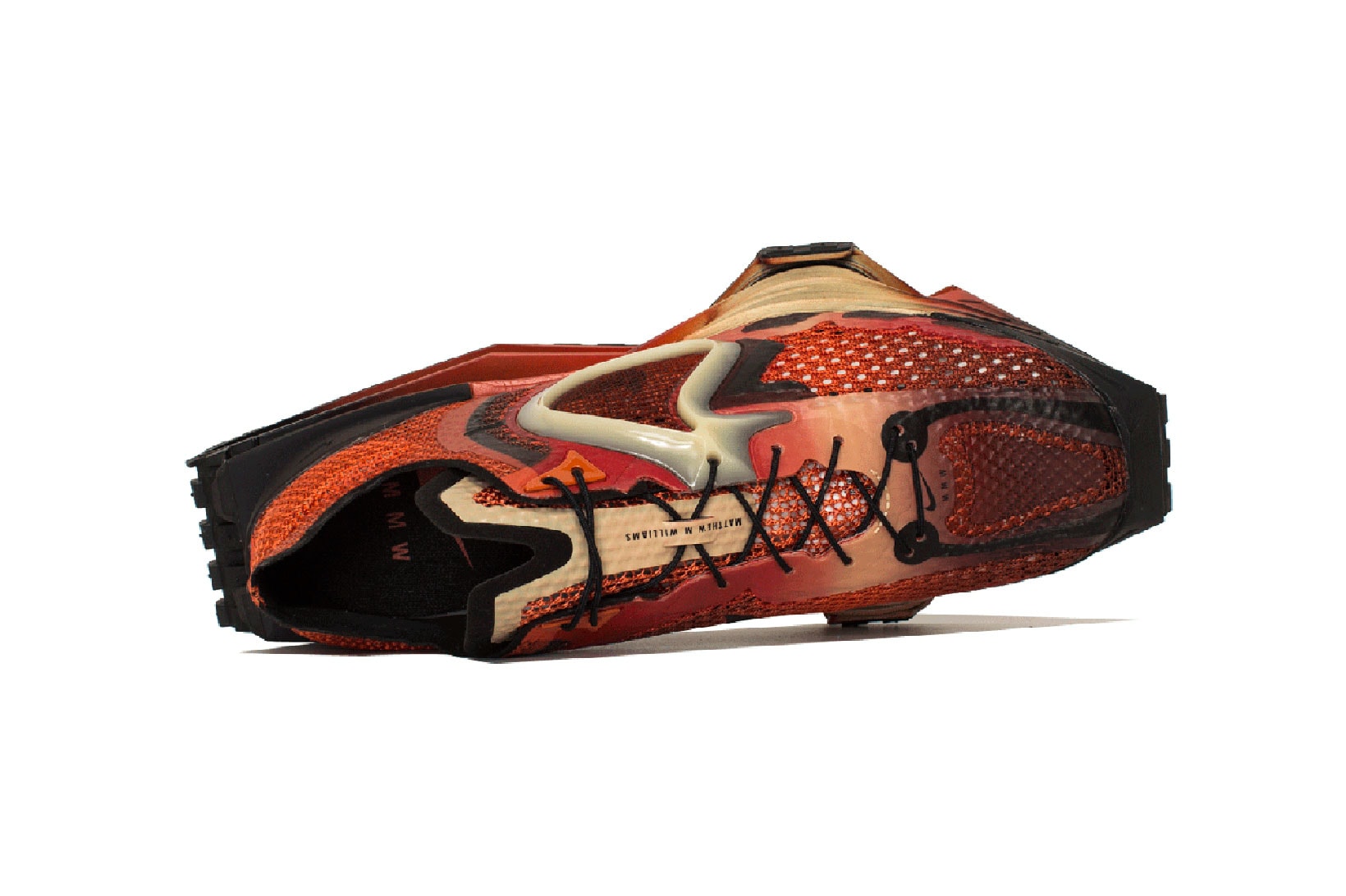 matthew williams nike zoom mmw 4 sneakers collaboration rust factor red orange footwear shoes kicks sneakerhead top