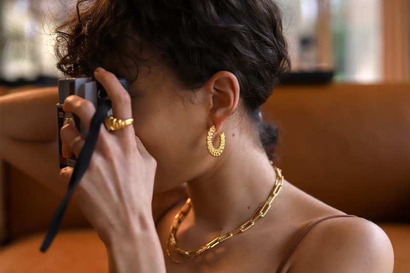 Missoma Raffia Jewelry Collection Hoop Earrings Ring