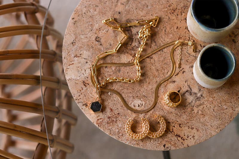 Missoma Raffia Jewelry Collection Hoop Earrings Ring