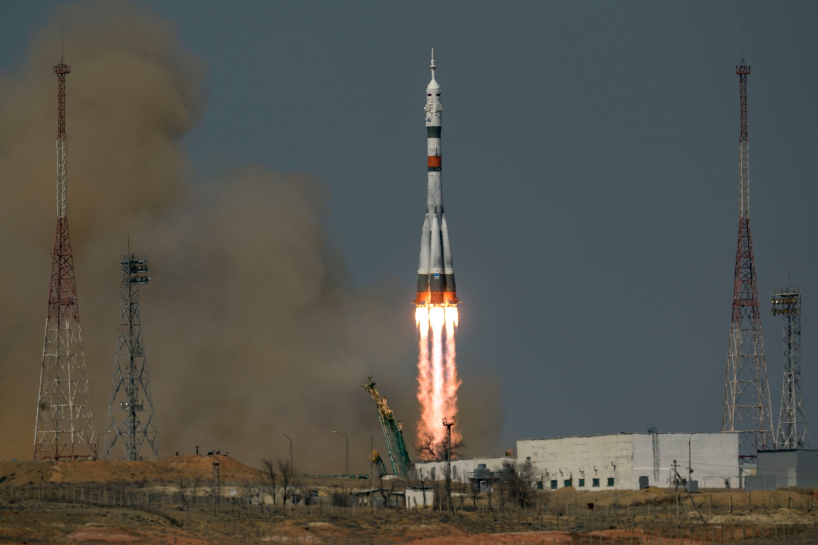 NASA Expedition 65 Soyuz Launch