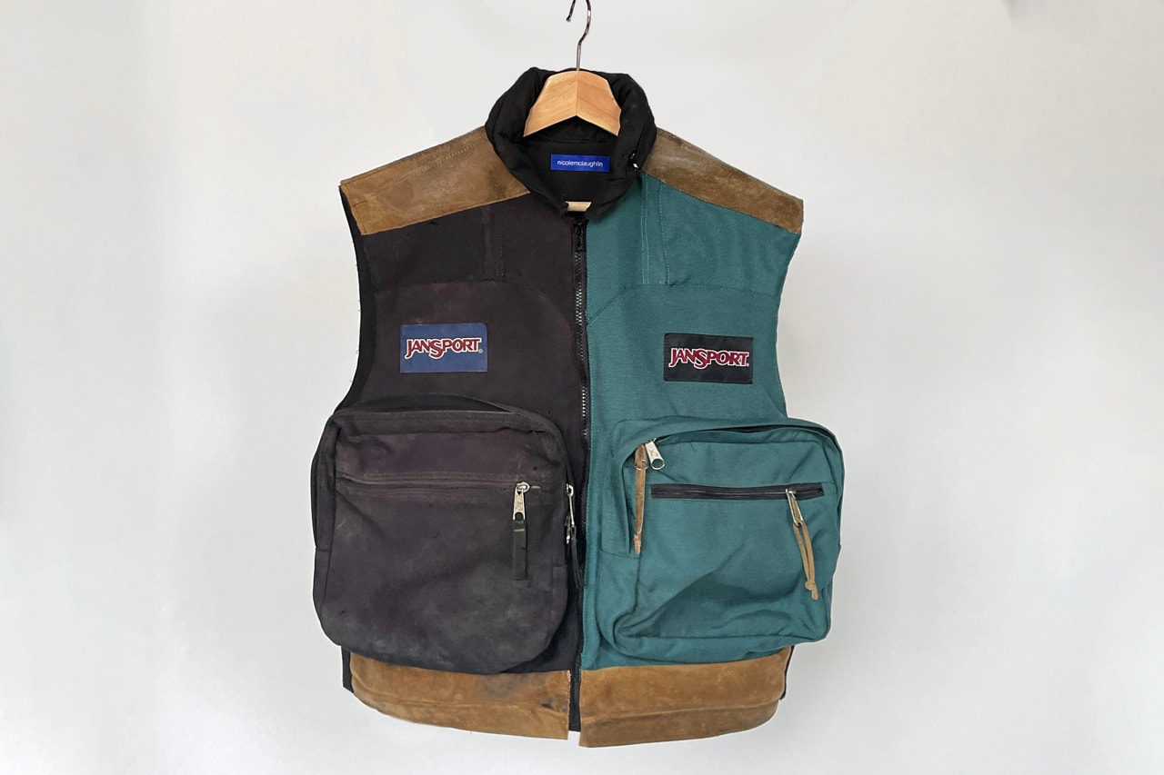 nicole mclaughlin jansport collaboration capsule collection raffle vest