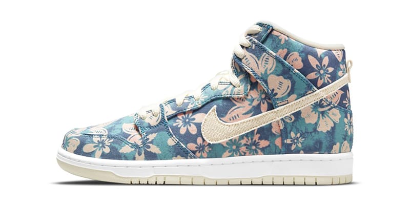 nike floral high tops