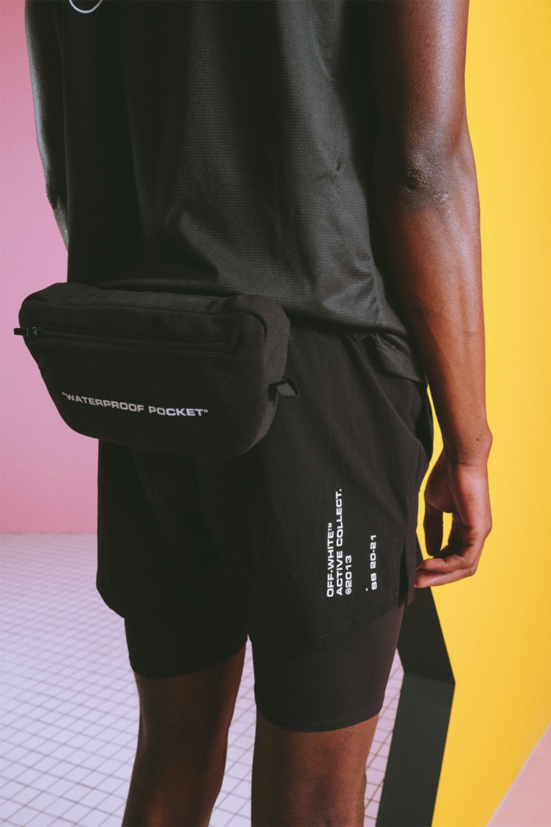 off white active collection two virgil abloh menswear fanny pack bag