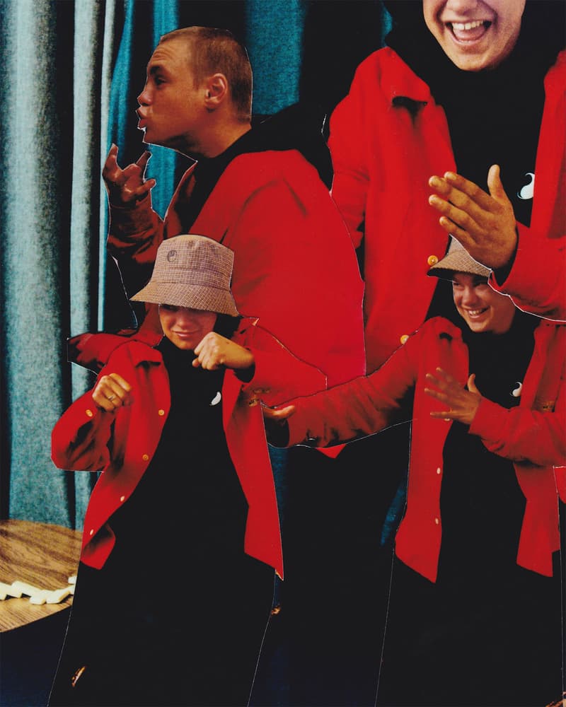our legacy stussy ss21 spring summer 2021 collaboration collection red jacket bucket hat