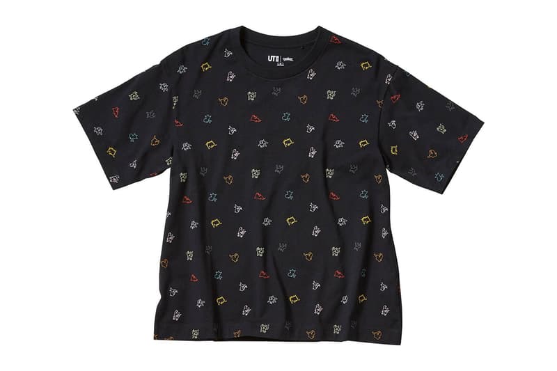 uniqlo ut pokemon all stars t-shirt pattern rainbow