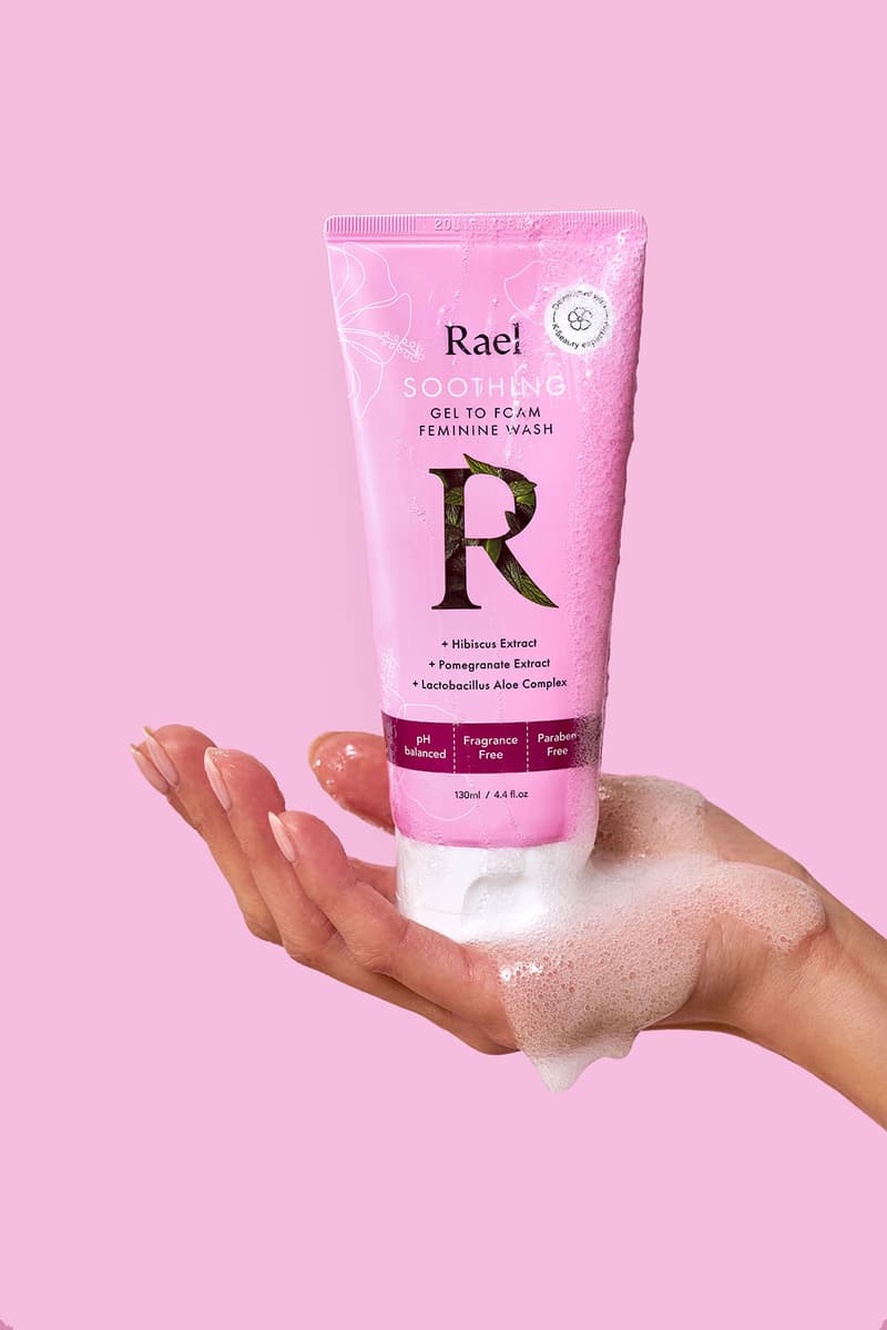 rael soothing vulva feminine care line wash