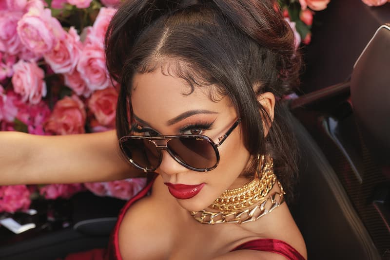 saweetie quay sunglasses shades eyewear collaboration scholarship program black