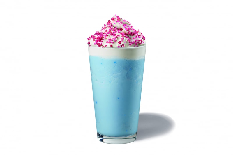 Starbucks Blue Bubbletastic Frappuccino Drink Release RuPaul's Drag Race Blu Hydrangea