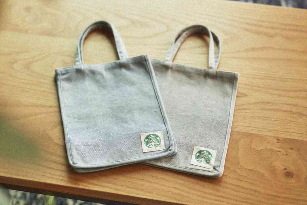 starbucks japan coffee greener series sustainable merch tote bag