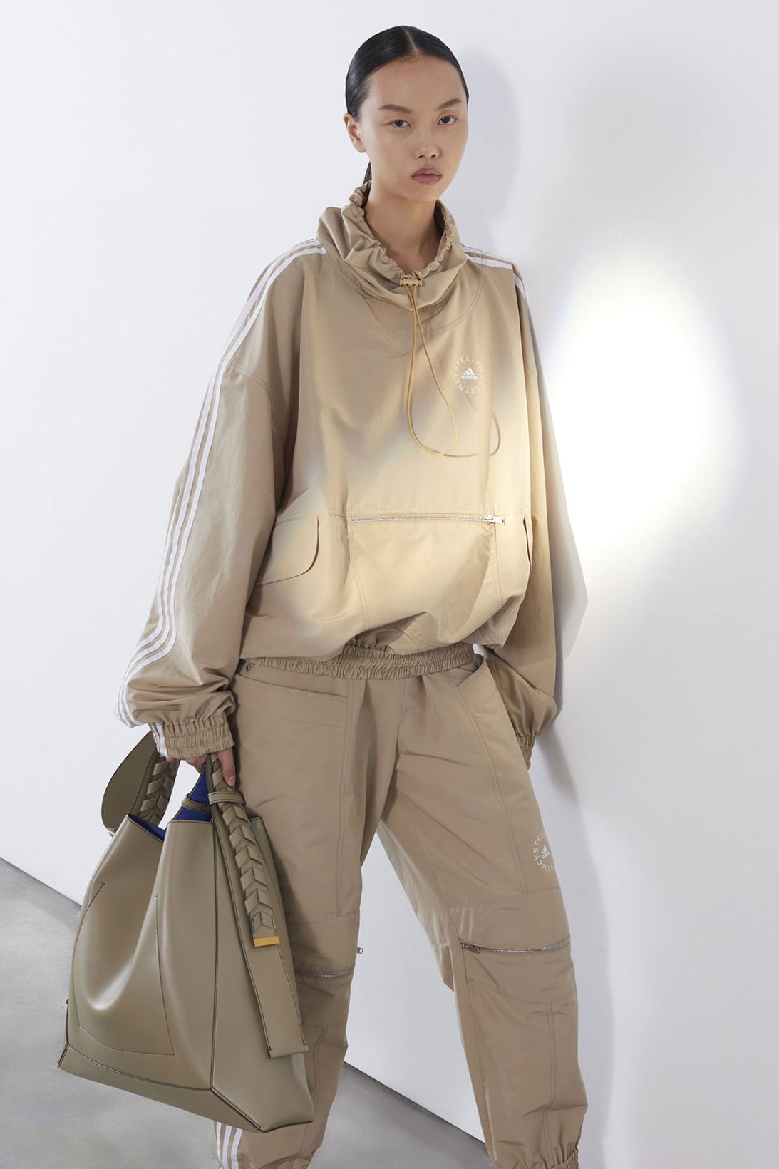 stella mccartney adidas summer collaboration unisex jackets pants sustainable bag