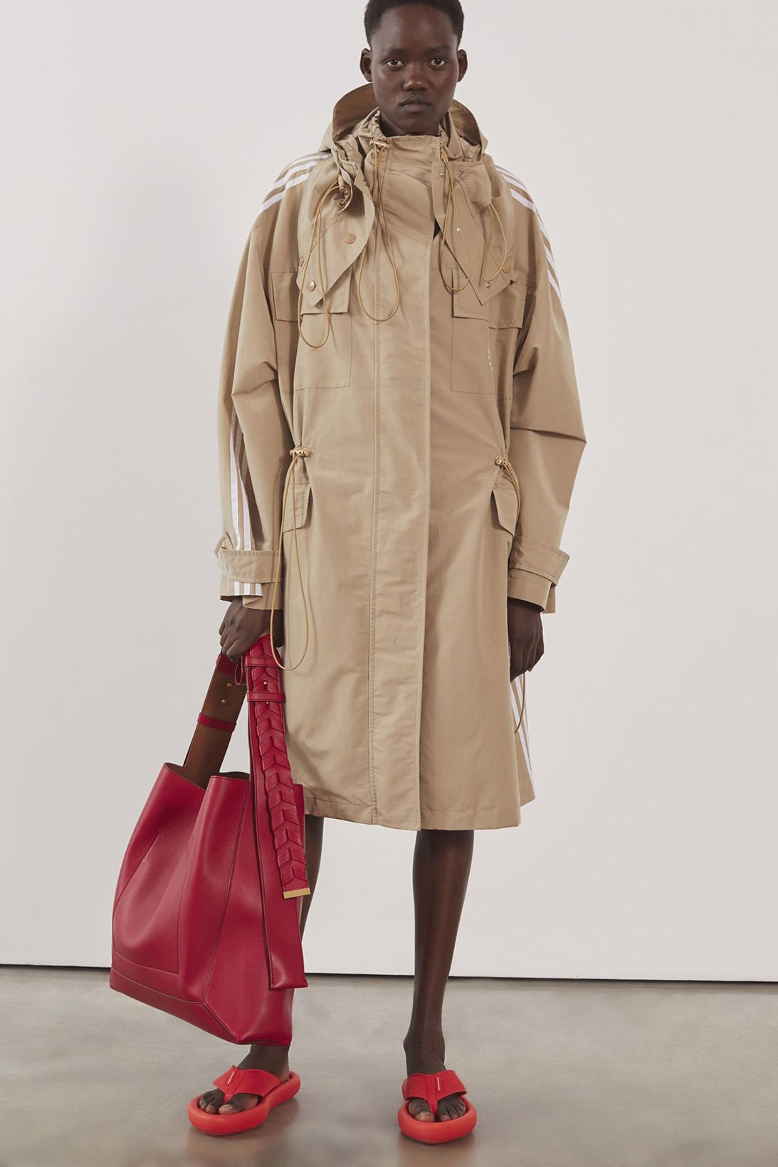 stella mccartney adidas summer collaboration unisex jacket coat sustainable bag