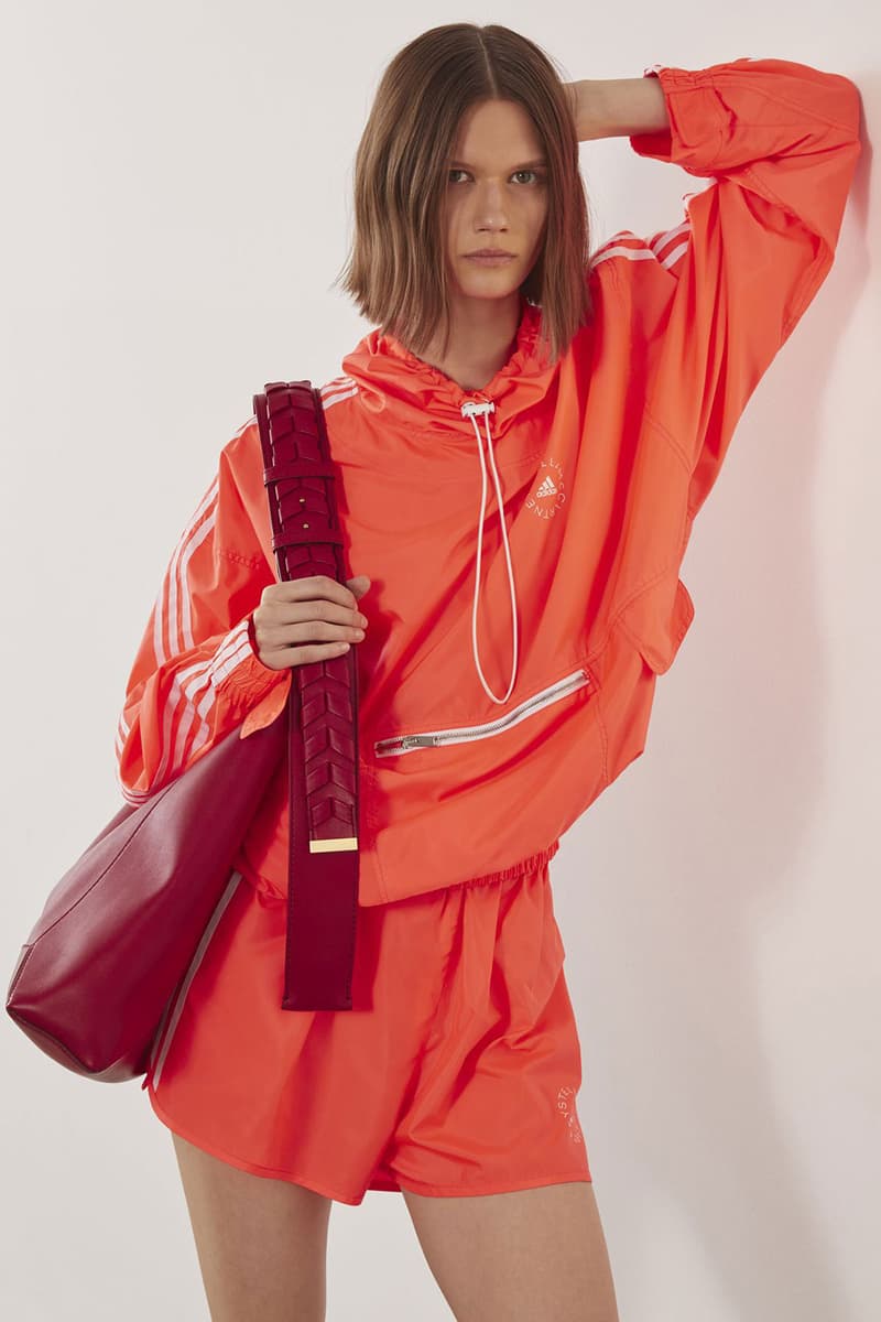 stella mccartney adidas summer collaboration unisex jacket shorts bag