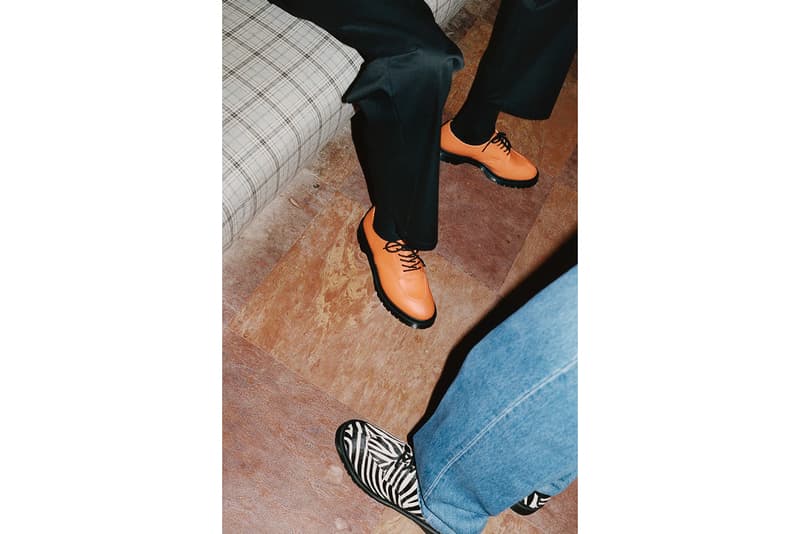 Supreme x Dr. Martens Collaboration SS21 5-Eye Shoe Zebra Print