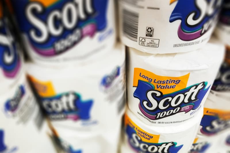 Toilet Paper Scott Brand Shelf Store