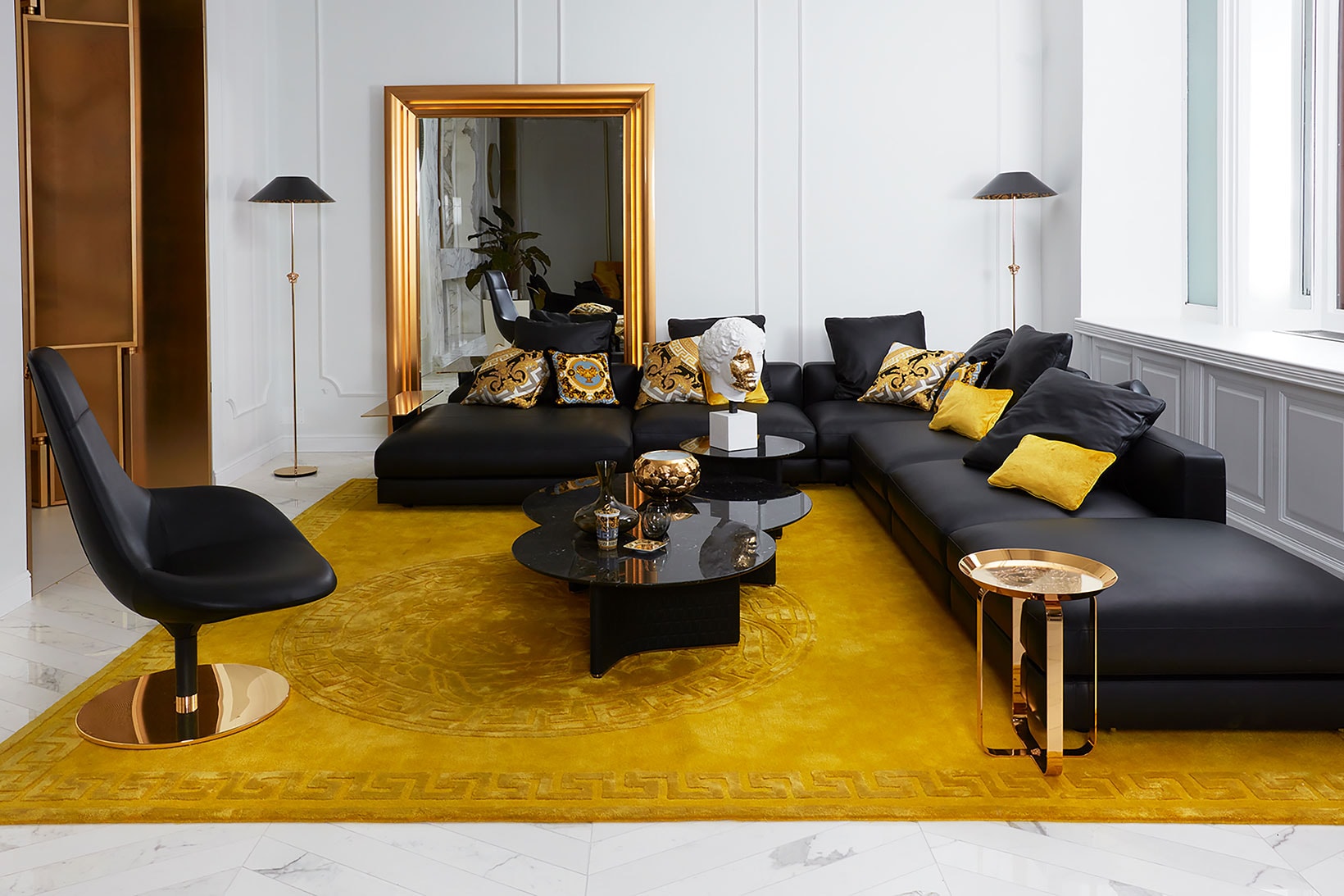 versace home flagship store interior milan italy furniture collection