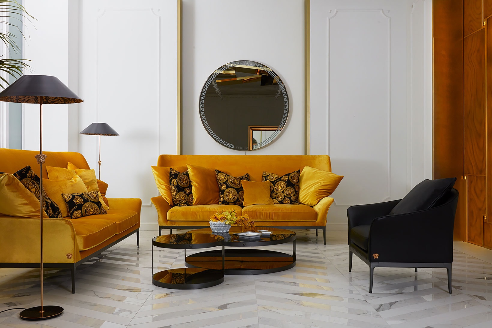 versace home flagship store interior milan italy furniture collection