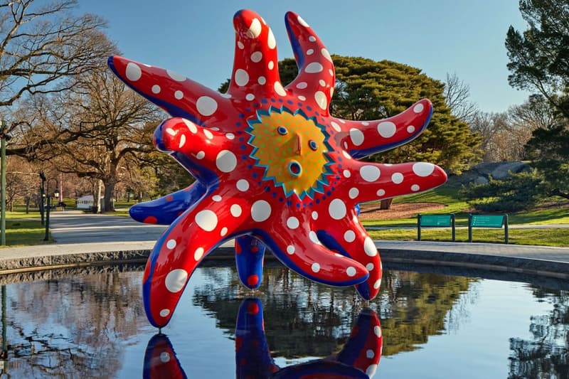 yayoi kusama new york botanical garden cosmic nature exhibition nyc sculpture