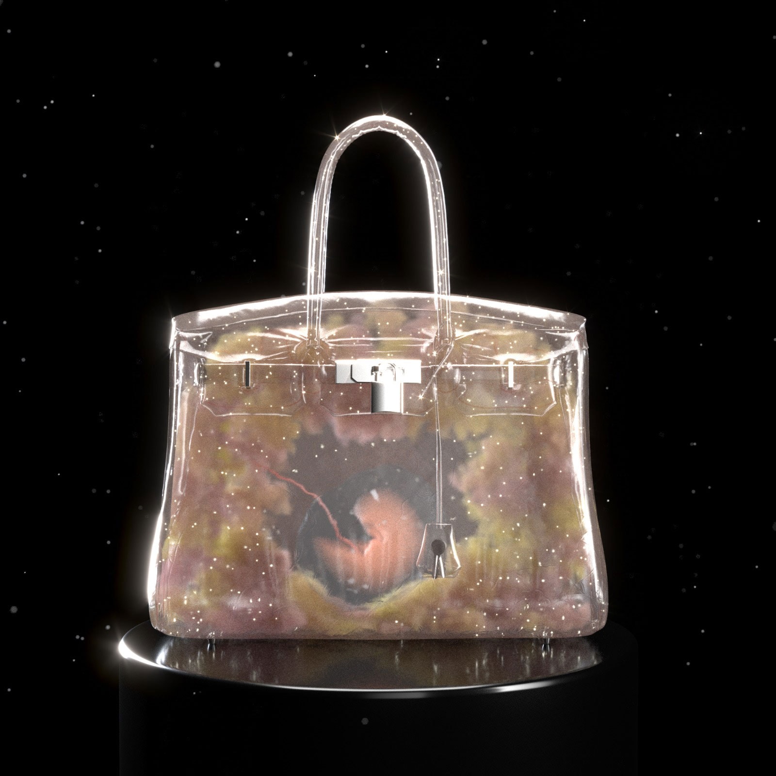hermes baby birkin handbag nft art basic space auction mason rothschild eric ramirez price info 