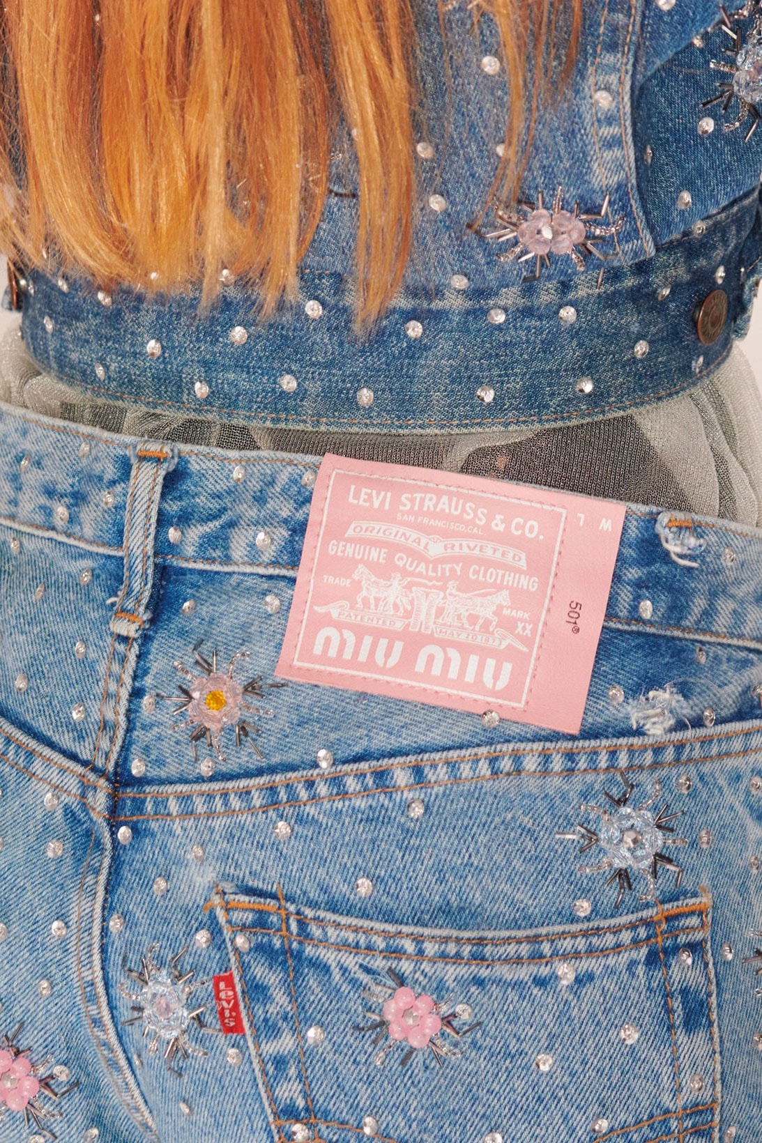 Miu Miu Levi's Denim Jeans Collaboration Collection Vintage