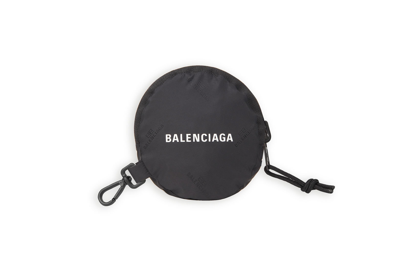 balenciaga logo grocery shopper bags reusable recycled black