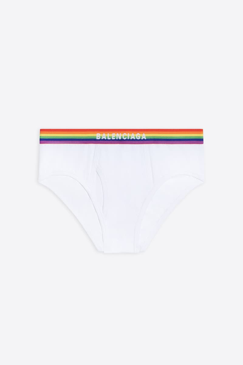 balenciaga pre-fall 2021 collection pride month capsule panties briefs