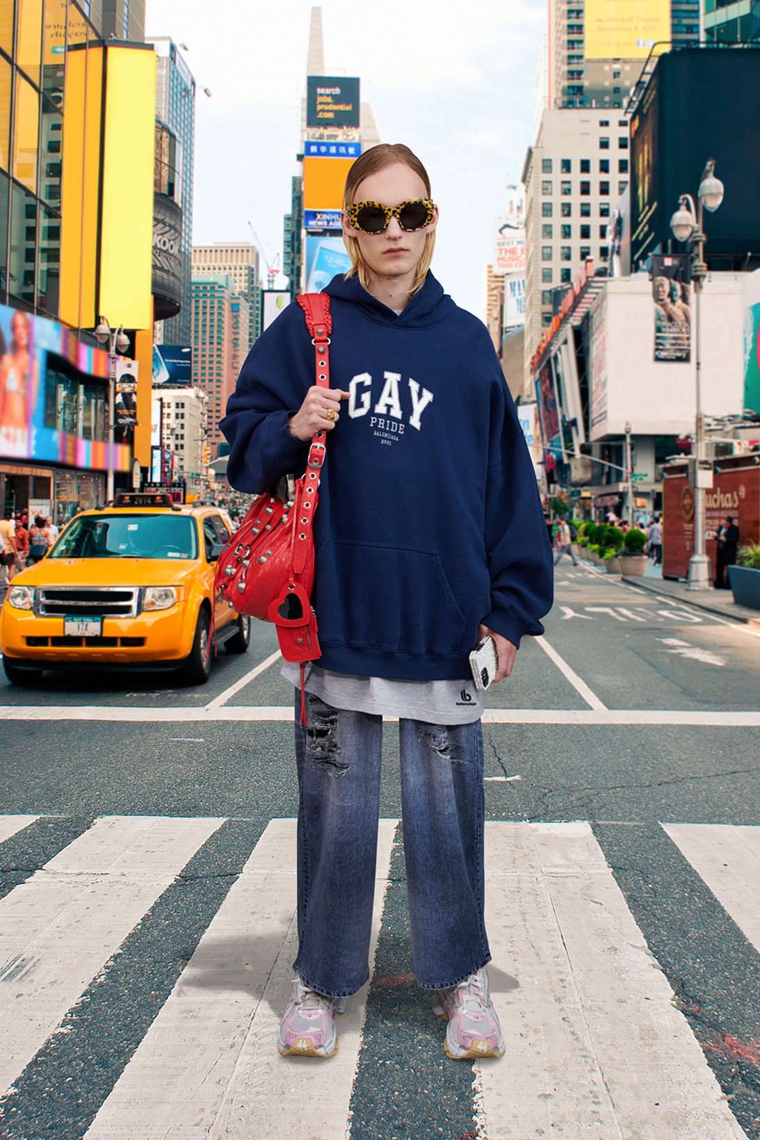 balenciaga pre-fall 2021 collection pride month capsule gay sweatshirt hoodie new york nyc